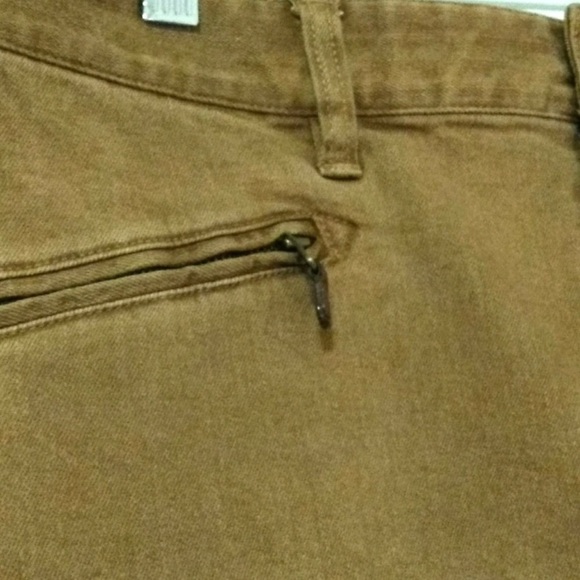 LAUREN JEANS COMPANY Vintage Denim Pencil Skirt in Camel - Picture 3 of 6